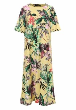 Madam-T Robe De Jour - Gelbgrün -Madam-T Soldes 2022 6ac7a569934b462db71b8c82ad2a2f93