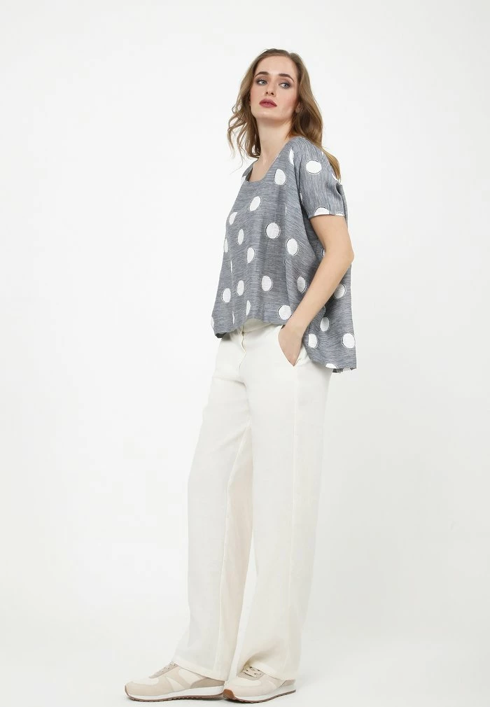 Madam-T Tunique - Blau/weiß 2 Madam-T Tunique - Blau/weiß – Image 2