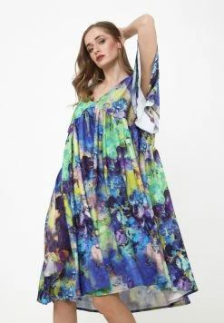 Madam-T Robe De Jour - Kornblume Blau Lila -Madam-T Soldes 2022 6b181320f2ac4717b1fe2a1cbd384bd8