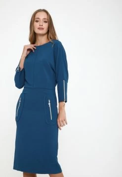 Madam-T FAUSTINA - Robe Fourreau - Aqua -Madam-T Soldes 2022 6b1dcd417d7d448d96b4760836b80bbb