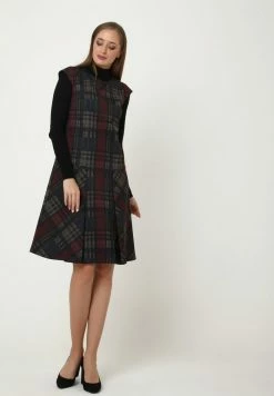 Madam-T GASCONA - Robe De Jour - Wein Rot, Blau -Madam-T Soldes 2022 6b2d09df0c0a4370a2ba5d2a346bb248