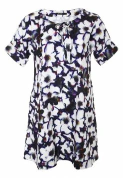 Madam-T LAURA - Robe De Jour - Weiß, Lila -Madam-T Soldes 2022 6b388c142bbf43bd85a8ab353d8fdea1
