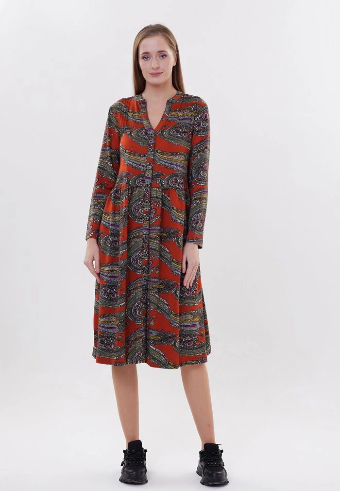 Madam-T LEONA - Robe De Jour - Paisley 2 Madam-T LEONA - Robe De Jour - Paisley – Image 2