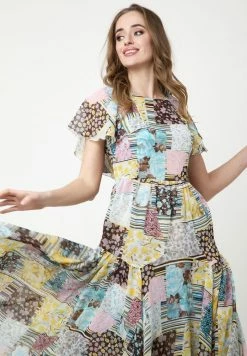 Madam-T ELIZABETTA - Robe Longue - Gelb Hellblau 11 Madam-T ELIZABETTA - Robe Longue - Gelb Hellblau -Madam-T Soldes 2022 6be2d55a04d14a63ba217a97e4c97590