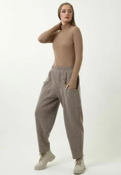 Madam-T HOSE RENE - Pantalon De Survêtement - Brown -Madam-T Soldes 2022 6c2bcd0da93645dfb9dcf484701a6726