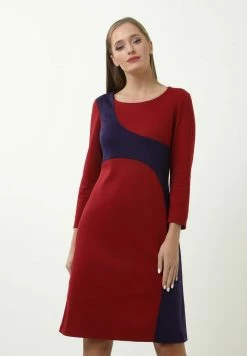 Madam-T OVARA - Robe De Jour - Flieder, Weinrot