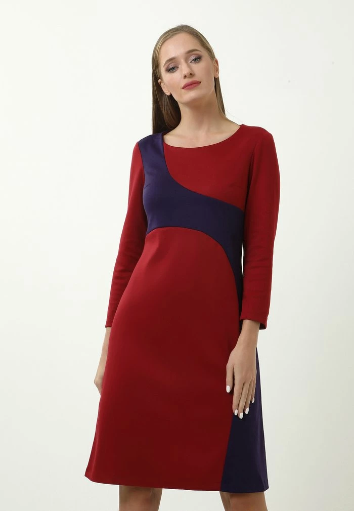 Madam-T OVARA - Robe De Jour - Flieder, Weinrot 1 Madam-T OVARA - Robe De Jour - Flieder, Weinrot