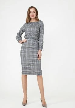 Madam-T KALIPSA - Robe Fourreau - Grüner Kumpel/indigo -Madam-T Soldes 2022 6c790eb0932f4be3903390b903c4c88b