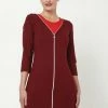 Madam-T LADOGA - Robe En Jersey - Weinrot Koralle
