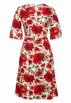 Madam-T SANATA - Robe De Jour - Milchig / Rot -Madam-T Soldes 2022 6cdabfbd713a4649b781b835bef7f47f