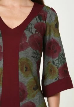 Madam-T REINA - Robe Fourreau - Bordeaux -Madam-T Soldes 2022 6dbe3ff10cbb4912a49e2392948333a5