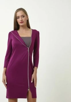 Madam-T Robe En Jersey - Purple