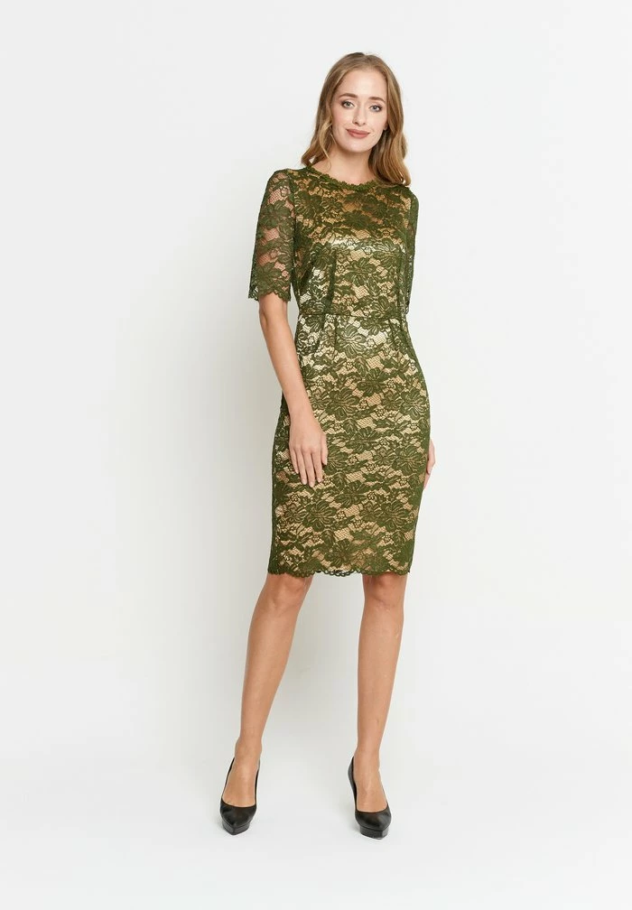 Madam-T TROPICANA KR - Robe De Jour - Grün 2 Madam-T TROPICANA KR - Robe De Jour - Grün – Image 2