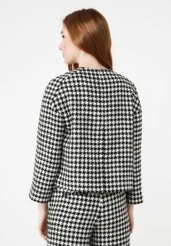 Madam-T EDEN - Blazer - Weiß Schwarz -Madam-T Soldes 2022 6e9440feda3b4c4f9e9528a8dd945b50