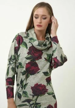 Madam-T BAT - Robe Fourreau - Olive, Raspberry -Madam-T Soldes 2022 6eb3ee7acc564af780cffaef309d90b8