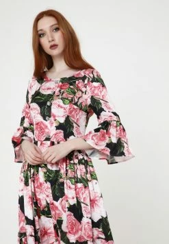 Madam-T Robe De Jour - Schwarz Rosa -Madam-T Soldes 2022 6ec3d0196bbc4219a78c36abae54b4f5