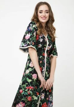 Madam-T ROSA - Robe Longue - Schwarz, Grün -Madam-T Soldes 2022 6f07c854297248c896bdc444db82ba6f