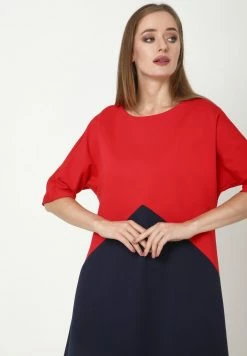 Madam-T LOLITA - Robe En Jersey - Blau, Koralle -Madam-T Soldes 2022 6f16d0b5e112475fb21a32e91bcaec67