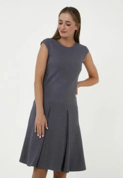 Madam-T GASCONA - Robe De Jour - Grau -Madam-T Soldes 2022 6f2015965fbc4391a0d53ba590ea3368