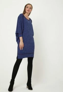 Madam-T Robe De Jour - Indigo -Madam-T Soldes 2022 6f481c393c5e4ee18a336c062dcca229