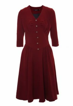 Madam-T DAISY - Robe De Jour - Weinrot -Madam-T Soldes 2022 6f4be9844b764dadbb95f37d08b87fc8