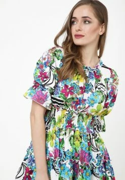 Madam-T Robe De Jour - Weiß Hellblau -Madam-T Soldes 2022 6f85f6e28e3c45cd988157c1e3d57a1a