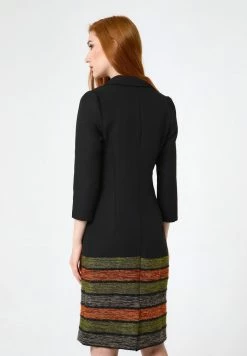 Madam-T ELMA - Robe De Jour - Schwarz, Orange -Madam-T Soldes 2022 6fa45fe7beb9459286a86c327e953337