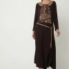 Madam-T CHANTA - Robe En Jersey - Braun