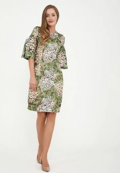 Madam-T DEGA - Robe De Soirée - Orange, Grün