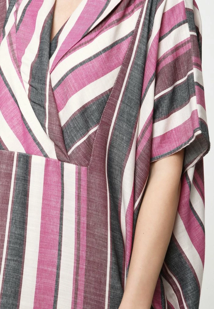 Madam-T KORNA - Robe Longue - Fuchsia/black 6 Madam-T KORNA - Robe Longue - Fuchsia/black – Image 6