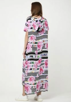 Madam-T ADELINARA - Robe Longue - Weiß Rosa -Madam-T Soldes 2022 70ce4f39deef4760a5b28131f44e762c