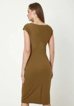 Madam-T SENAYA - Robe Fourreau - Senf -Madam-T Soldes 2022 710754c3004944648f7638ac9031e78c