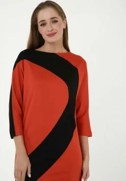 Madam-T Robe Fourreau - Brown -Madam-T Soldes 2022 716c2351ce4d425e8cb370ca4bcb1706