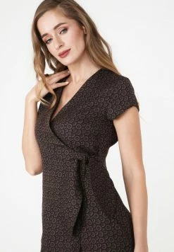 Madam-T KLIMANA - Robe De Jour - Braun Schwarz 11 Madam-T KLIMANA - Robe De Jour - Braun Schwarz -Madam-T Soldes 2022 7196c66763a24f9bb0d975f307065474