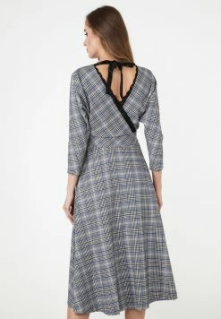 Madam-T ASUANA - Robe De Jour - Grau/ Indigo 9 Madam-T ASUANA - Robe De Jour - Grau/ Indigo -Madam-T Soldes 2022 719fc5042e81401680bcd14d34ab9fc3