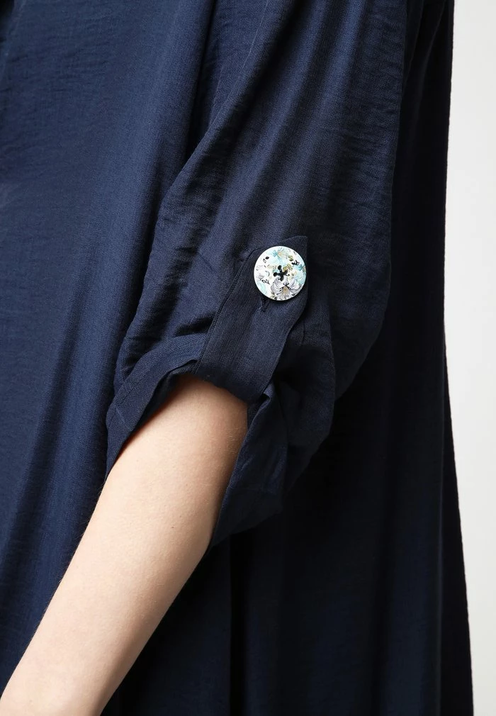 Madam-T GILBERTA - Robe Chemise - Blau 6 Madam-T GILBERTA - Robe Chemise - Blau – Image 6