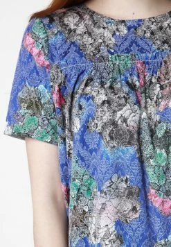 Madam-T Robe De Jour - Kornblume Blau, Rosa -Madam-T Soldes 2022 71b72d2be86e4297a7cc1a78462b8ab5