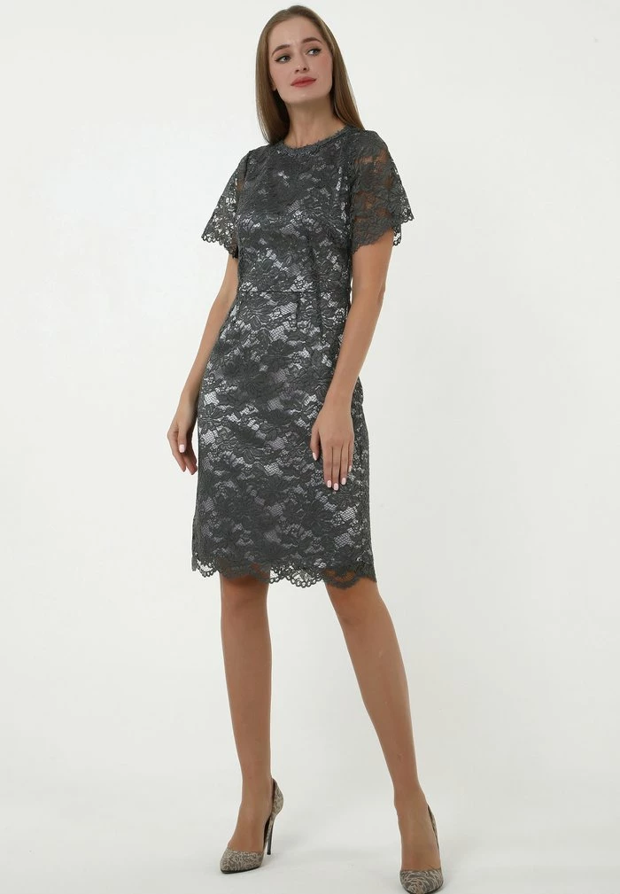 Madam-T HERMIDA - Robe De Soirée - Grau 4 Madam-T HERMIDA - Robe De Soirée - Grau – Image 4