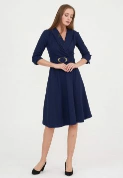 Madam-T NENSI - Robe De Jour - Blau -Madam-T Soldes 2022 724e5a87c8034c38a0376d2be5e096cd