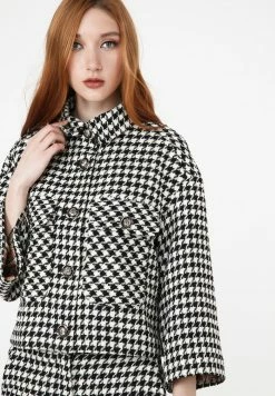 Madam-T SOFI - Veste Mi-saison - Weiß Schwarz -Madam-T Soldes 2022 729235b5d03b4a9abadad494a74c8f24