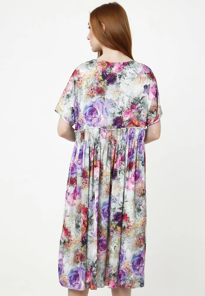 Madam-T OFELIA - Robe De Jour - Grau, Lila 3 Madam-T OFELIA - Robe De Jour - Grau, Lila – Image 3