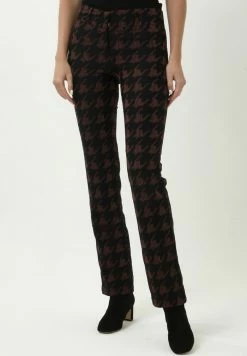 Madam-T SOFA - Pantalon Classique - Schwarz Weiß