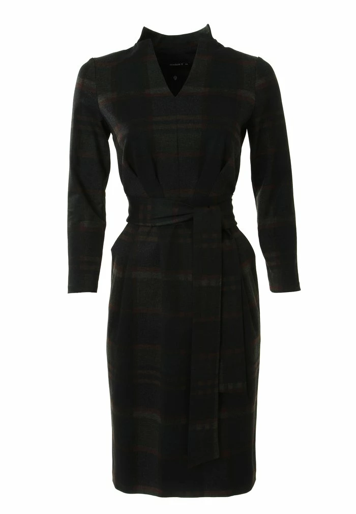 Madam-T LINA - Robe De Jour - Schwarz/ Grün 8 Madam-T LINA - Robe De Jour - Schwarz/ Grün – Image 8