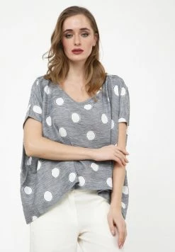 Madam-T Tunique - Blau/weiß