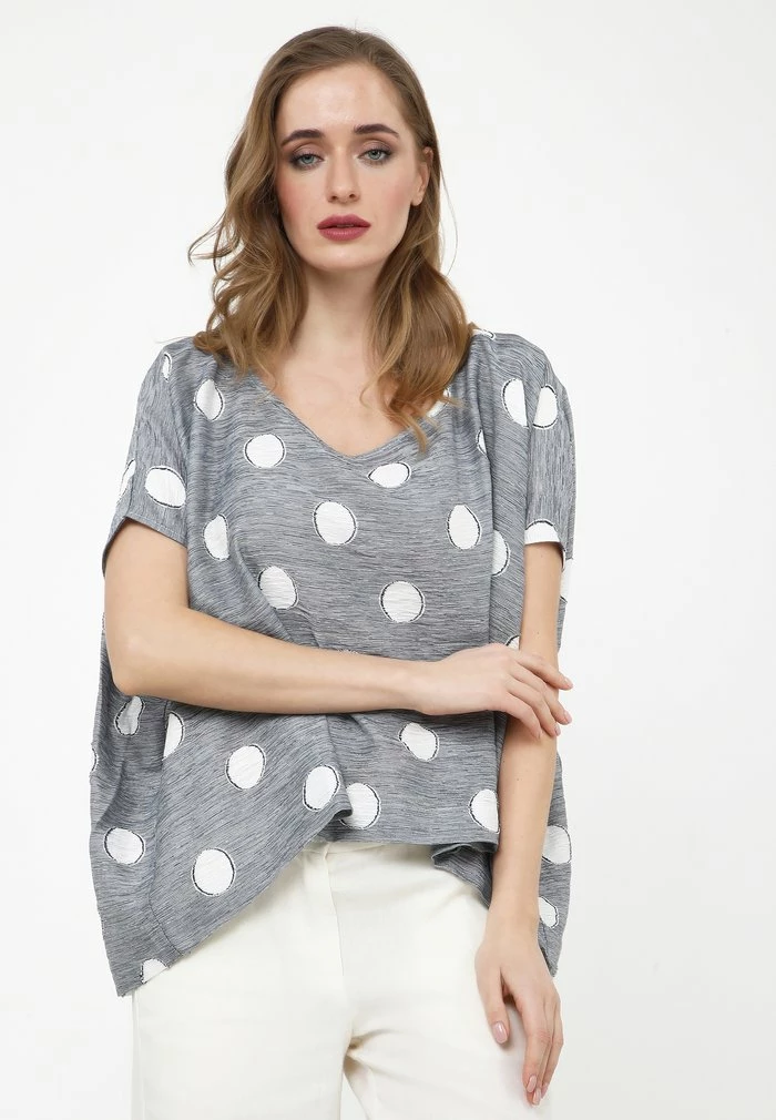 Madam-T Tunique - Blau/weiß 1 Madam-T Tunique - Blau/weiß