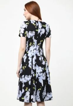 Madam-T KRISTI - Robe De Jour - Schwarz Blau -Madam-T Soldes 2022 73812e2d0fe844b1974864449a002507