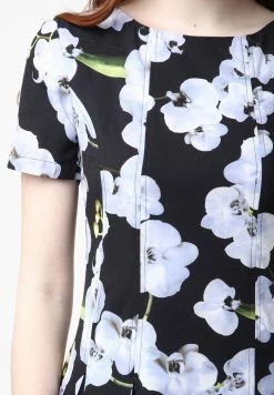 Madam-T KRISTI - Robe De Jour - Schwarz Blau -Madam-T Soldes 2022 73940668fca141909096010bfc480708