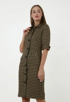 Madam-T ALVA - Robe Chemise - Senf -Madam-T Soldes 2022 73bf60a2f5bc48b5827b237624a03ee4