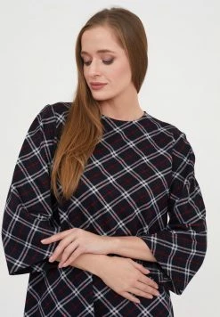 Madam-T MELANICA - Robe De Jour - Blau/birkhite -Madam-T Soldes 2022 746f066ecb2f444ea03105af7d5cba72