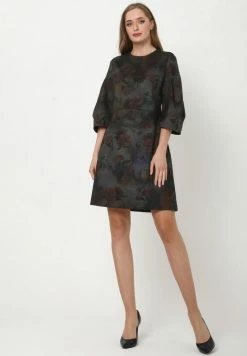 Madam-T VIRGINIE - Robe De Jour - Grau, Braun -Madam-T Soldes 2022 74c48ac0a46c4fe6a09542dea1575d7c